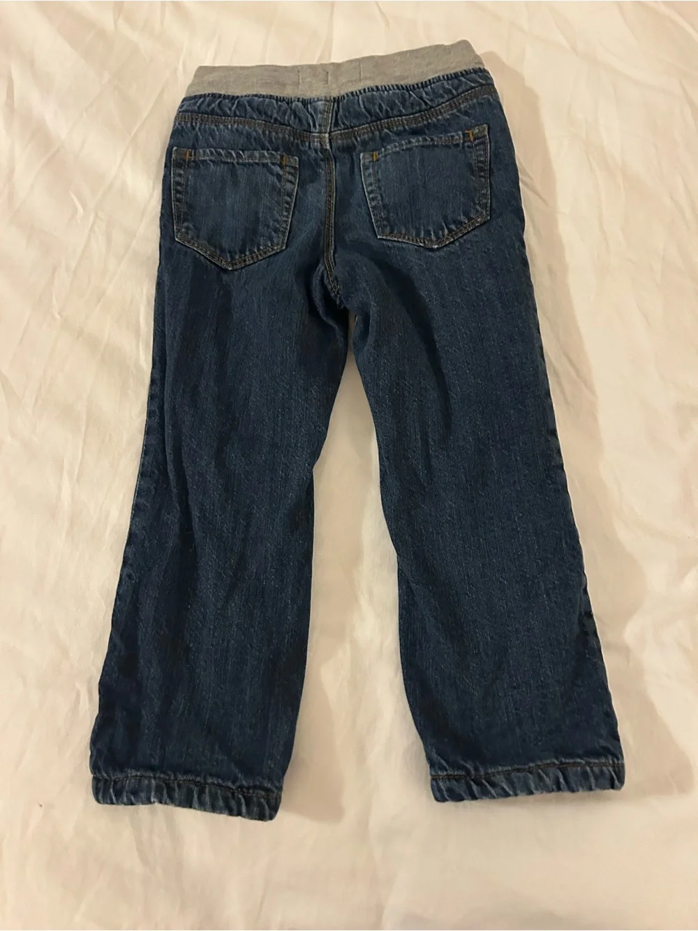 Old Navy Kids Denim Fleece lined Jean with Grey Elastic Waist